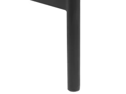 Metallbett Ausziehbar Schwarz Lattenrost 80 X 200 Cm Tulle
