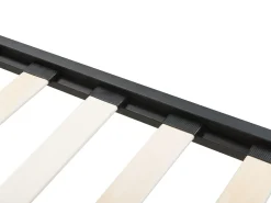 Metallbett Schwarz Lattenrost 140 X 200 Cm Rodez