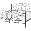 Metallbett Schwarz Lattenrost 180 X 200 Cm Lyra