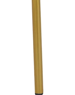 Metallstuhl Gold Mit Kunstleder-Sitz 2Er Set Rigby