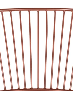 Metallstuhl Kupfer Mit Kunstleder-Sitz 2Er Set Rigby