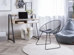 Metallstuhl Schwarz 2Er Set Aurora