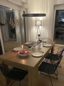 Metallstuhl Schwarz 2Er Set Aurora