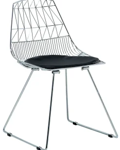 Metallstuhl Silber 2Er Set Harlan