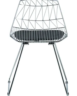 Metallstuhl Silber 2Er Set Harlan