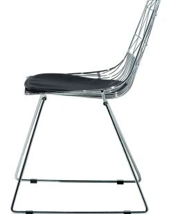 Metallstuhl Silber 2Er Set Harlan