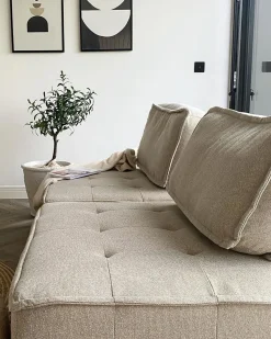 Mittelstuck Polsterbezug Helles Beige Tibro