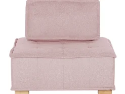Modular Fabric Sofa Set Pink Tibro
