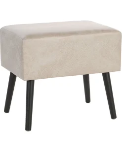 Nachttisch Beige Kunstleder Eurostar