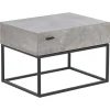 Nachttisch Betonoptik Rechteckig 41 X 55 Cm Cairo