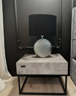 Nachttisch Betonoptik Rechteckig 41 X 55 Cm Cairo