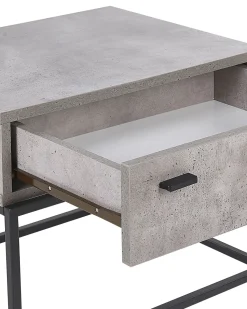 Nachttisch Betonoptik Rechteckig 41 X 55 Cm Cairo