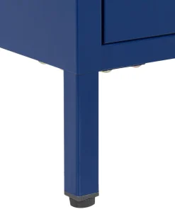 Nachttisch Blau 2 Schubladen Kylea