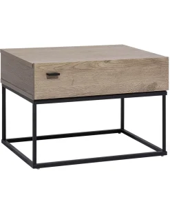 Nachttisch Dunkler Holzfarbton Rechteckig 41 X 55 Cm Cairo