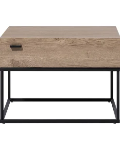 Nachttisch Dunkler Holzfarbton Rechteckig 41 X 55 Cm Cairo