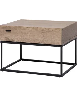Nachttisch Dunkler Holzfarbton Rechteckig 41 X 55 Cm Cairo