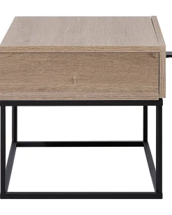 Nachttisch Dunkler Holzfarbton Rechteckig 41 X 55 Cm Cairo
