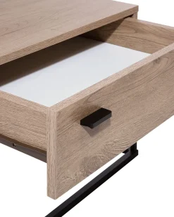 Nachttisch Dunkler Holzfarbton Rechteckig 41 X 55 Cm Cairo