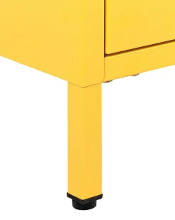 Nachttisch Gelb 2 Schubladen Malavi