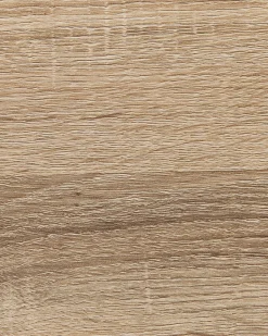 Nachttisch Grau / Heller Holzfarbton 2 Schubladen Clio