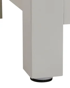 Nachttisch Grau / Heller Holzfarbton Rechteckig Schublade Clio