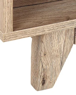 Nachttisch Heller Holzfarbton / Schwarz Spencer