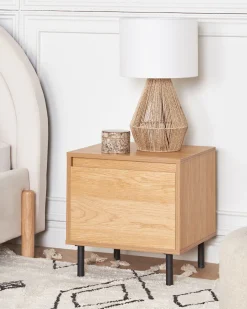 Nachttisch Mit 1 Schublade Helles Holz Nikea
