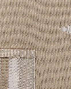 Outdoor Teppich Beige 120 X 180 Cm Sternenmuster Kurzflor Latur
