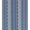 Outdoor Teppich Blau 120 X 180 Cm Geometrisches Muster Nagpur