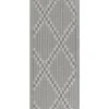 Outdoor Teppich Grau 60 X 105 Cm Kariertes Muster Kurzflor Jalna