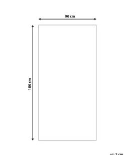 Outdoor Teppich Grau 90 X 180 Cm Zickzack-Muster Zweiseitig Kurzflor Sirsa