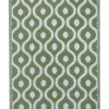 Outdoor Teppich Grun 120 X 180 Cm Marokkanisches Muster Zweiseitig Kurzflor Pune