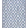 Outdoor Teppich Hellblau 120 X 180 Cm Geometrisches Muster Bihar