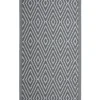 Outdoor Teppich Hellgrau 90 X 150 Cm Geometrisches Muster Kurzflor Sikar