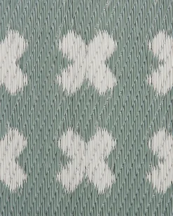 Outdoor Teppich Hellgrun 90 X 180 Cm Geometrisches Muster Rohtak