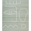 Outdoor Teppich Hellgrun 140 X 200 Cm Abstraktes Muster Kurzflor Yavu