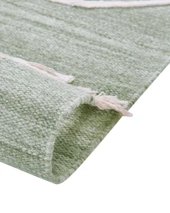Outdoor Teppich Hellgrun 140 X 200 Cm Abstraktes Muster Kurzflor Yavu