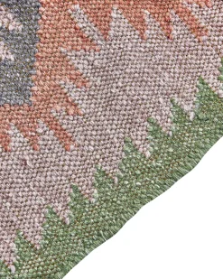 Outdoor Teppich Mehrfarbig 160 X 230 Cm Orientalisches Muster Kurzflor Sahbaz