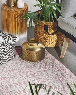 Outdoor Teppich Rosa Meliert 120 X 180 Cm Ballari