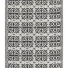 Outdoor Teppich Schwarz / Weis 120 X 180 Cm Geometrisches Muster Nellur