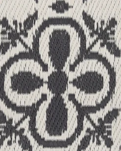 Outdoor Teppich Schwarz / Weis 120 X 180 Cm Geometrisches Muster Nellur