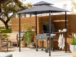 Pavillon Stahl Grau 240 X 148 Cm Naro