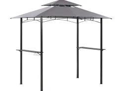 Pavillon Stahl Grau 240 X 148 Cm Naro