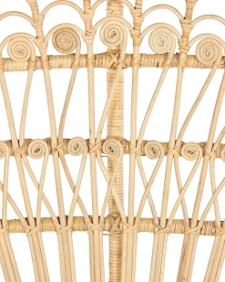 Pfauensessel Rattan / Baumwolle Naturlich Emmanuelle