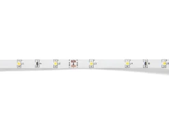 Polsterbett Leinenoptik Hellgrau Mit Led-Beleuchtung Weis 160 X 200 Cm Fitou