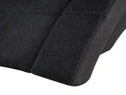 Polsterbett Leinenoptik Schwarz Lattenrost 180 X 200 Cm Vichy