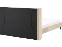 Polsterbett Samtstoff Beige Lattenrost 180 X 200 Cm Villette