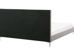 Polsterbett Samtstoff Grau Lattenrost 180 X 200 Cm Ambert