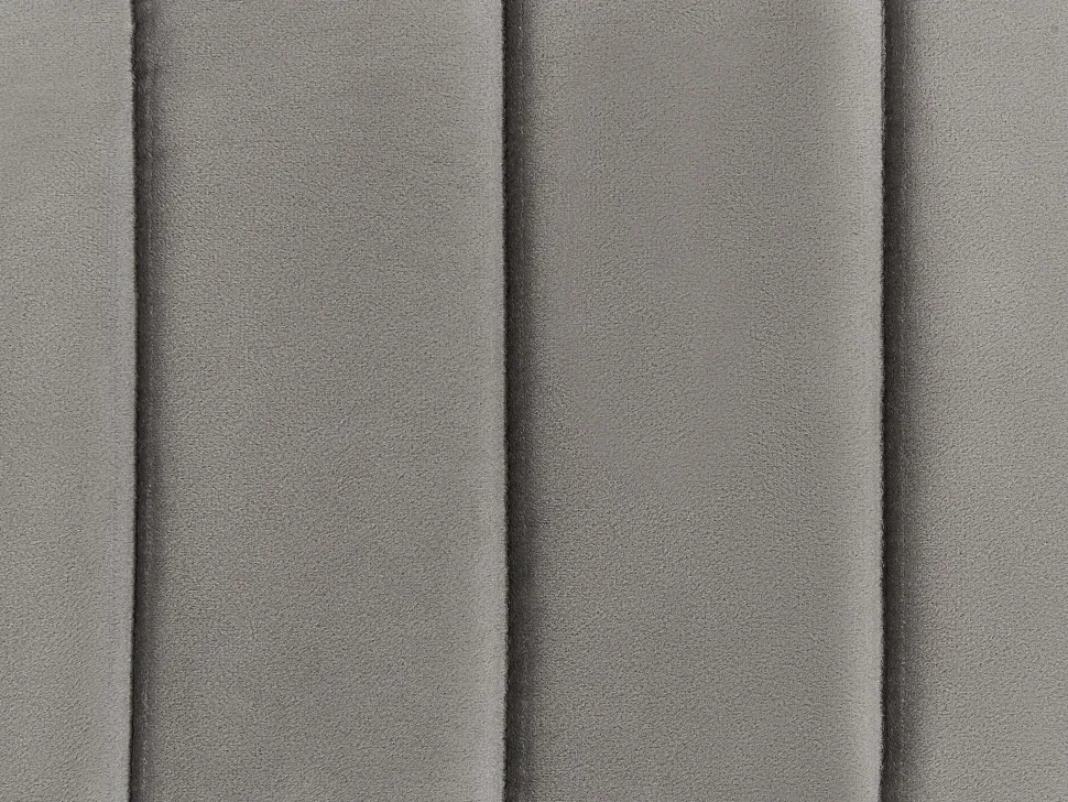Polsterbett Samtstoff Grau Mit Stauraum 180 X 200 Cm Vion