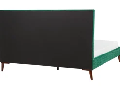 Polsterbett Samtstoff Grun Lattenrost 180 X 200 Cm Bayonne